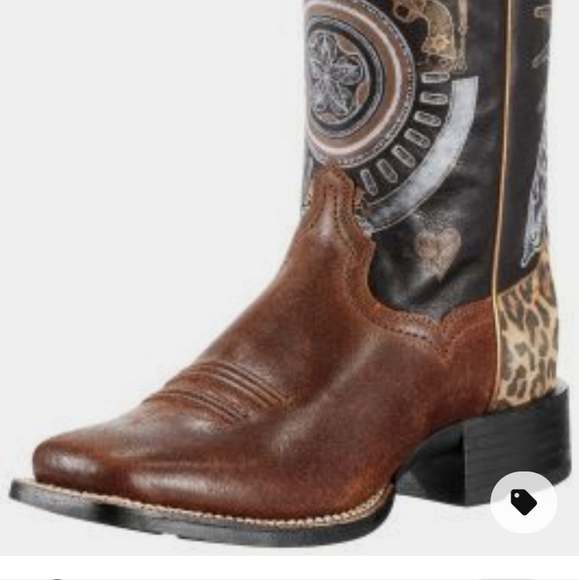 Ariat Square Toe Showdown Western Boots 